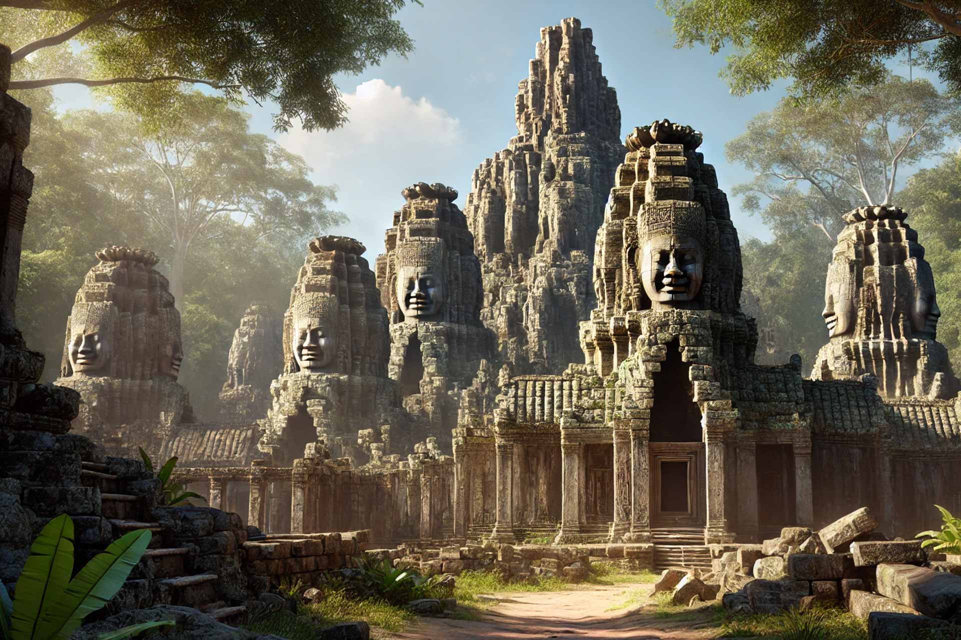 Bayon-Temple-Cambodia--1-InterAsia-Tour